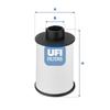 Ufi 60.H2O.00 Ufi Fuel Filter Insert