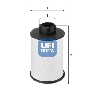 Ufi 60.H2O.00 Ufi Fuel Filter Insert