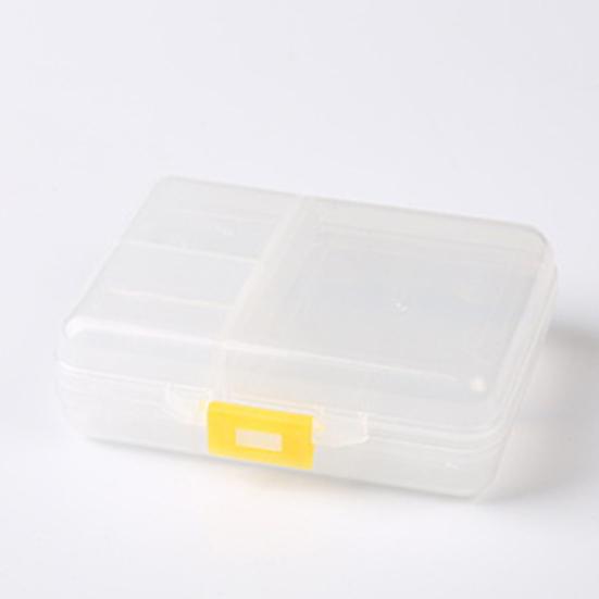 Коробка для таблеток многоразовая, устойчивая к трещинам, разделенная на влагостойкие классифицированные таблетки, прозрачная двухслойная с крышкой, аптечка для путешествий