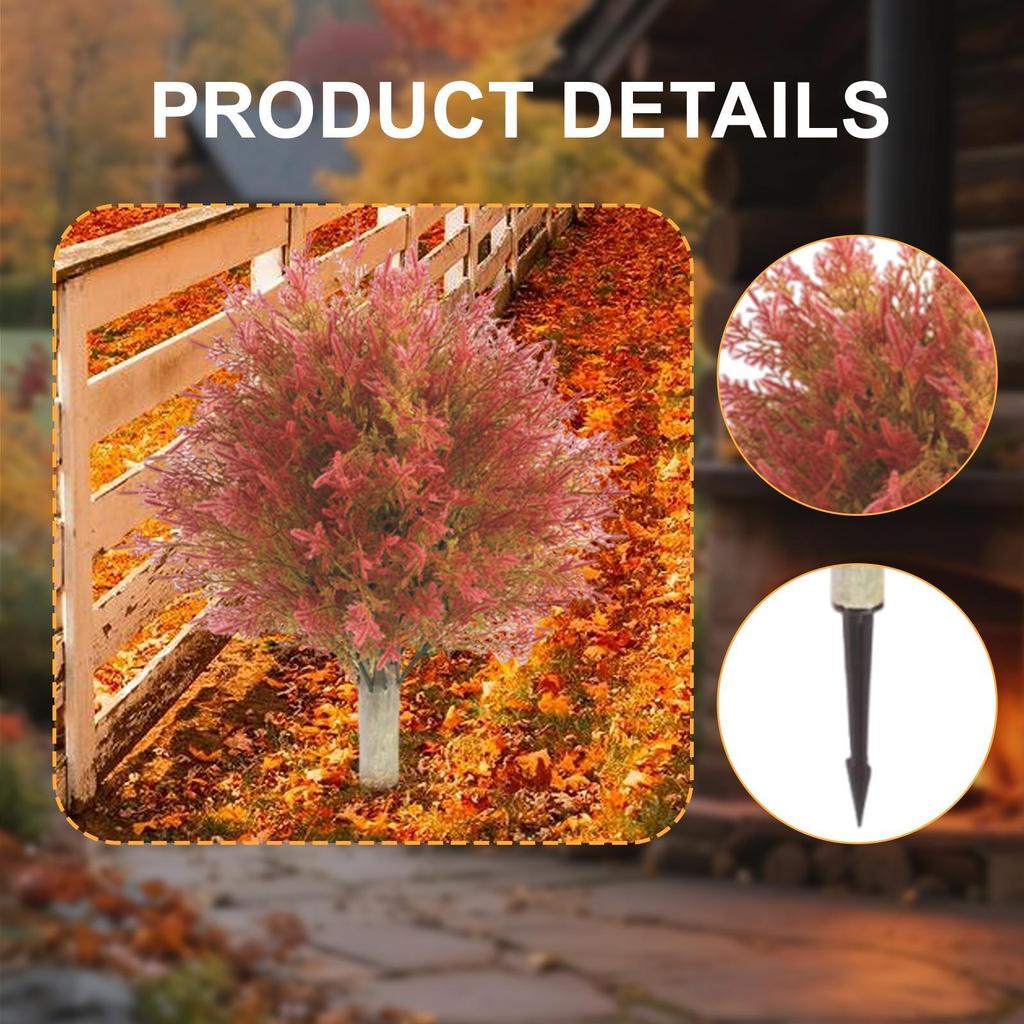 Artificial Topiary Ball Tree Realistic Shrubs Bushes Fake Plant for Entryway Christmas Valentine's Day Indoor Outdoor