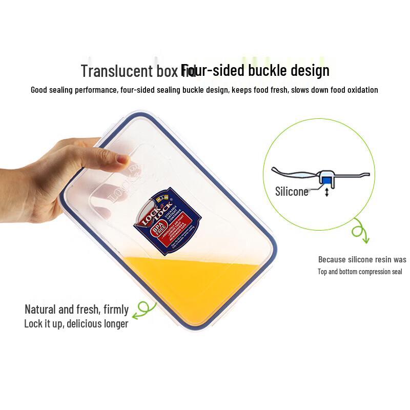 LOCK&LOCK 3-Piece Plastic Food Storage Set