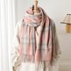 Designer Brand Plaid Cashmere Scarf for Winter Warm Pashmina Blanket Scarves Tassel Casual Bufanda Poncho Lady Wraps Shawls