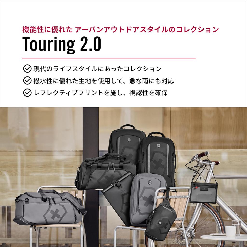 Туристический Туристический Городской Рюкзак, в который помещается Бизнес Тонкий Черный 612116 [Victorinox] 2.0 2.0 Рюкзак, 15-дюймовый ноутбук, Бизнес, Мужской, Школа,