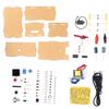 DIY Kit LM317 Регулируемое регулируемое напряжение переменного тока от 220 В до 1,25 В-12 В, понижающий модуль питания, печатная плата, электронные наборы, вилка европейского стандарта