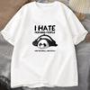 Lazy Panda I Hate Morning People Men Women Short Sleeve T-Shirt Clothes Street Tops Tshirts Unisex Oversized