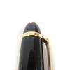 Great MONTBLANC fountain pen Meisterstck Classic Cap type Black gold 14K mens Used