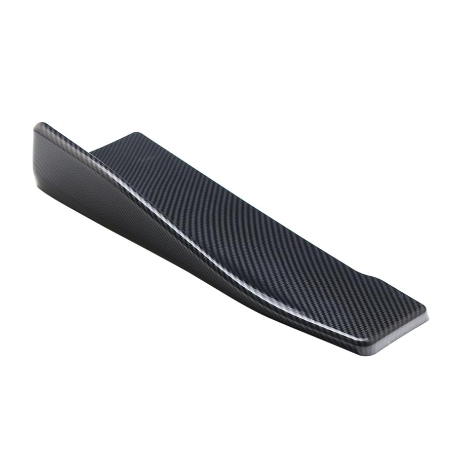 Carbon Fiber Look Car Bumper Spoiler Rear Lip Angle Splitter Diffuser Anti-crash