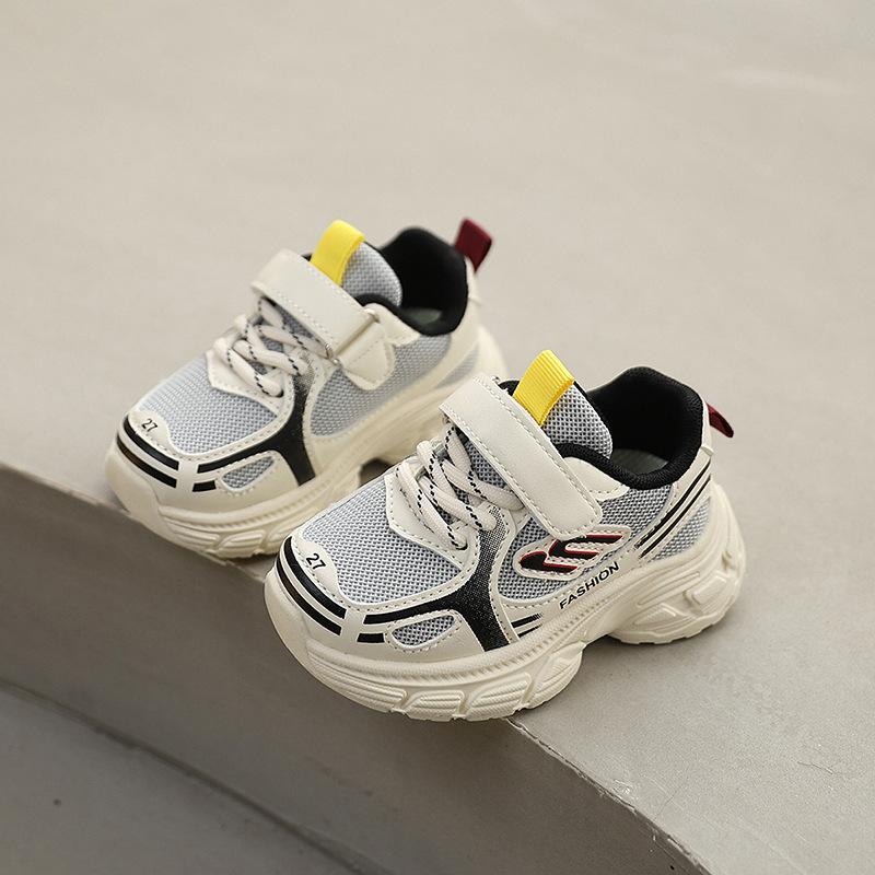 New Spring and Autumn Children's Casual Sports Shoes2026New stylish double-mesh breathable versatile fashion soft-soled dad shoes