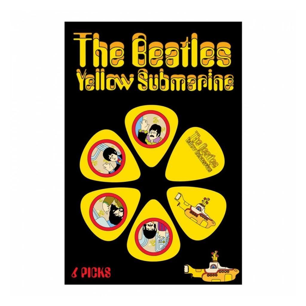 The Beatles Yellow Submarine Plectrum (Pack of 6)