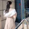 Long Scarf Unisex Imitation Fur Scarf Cold-proof Fox Hair Big Hair Collar Student Warm Neck Cover Tide