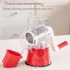 Hot selling 3-in-1 manual vegetable cutting machine with 3 sharp rollers, cheese, potatoes, garlic, kitchen cooking accessories