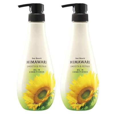 Krasier Dear Beaute Himawari Smooth & Repair Oil in Conditioner, 2 упаковки, 500 мл