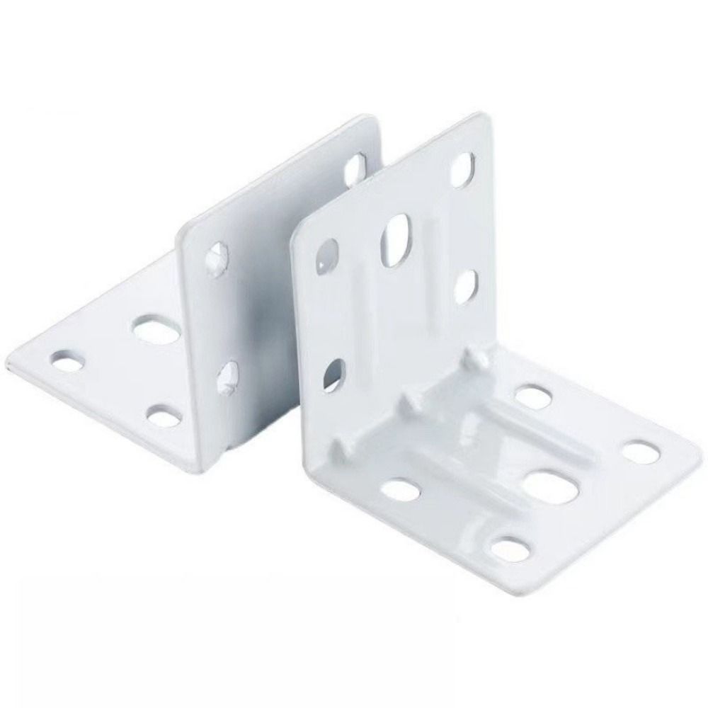 10 шт. железный мебельный уголок, устойчивый угловой соединитель 90 градусов для полок, стальное соединение