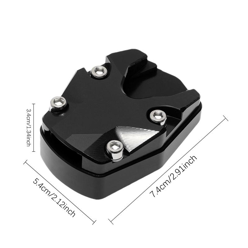 Motorcycle Kickstand Foot Side Stand Anti Sinking Plate Support Accessory Motorcycle Kickstand Foot Plate  Plate Support tool
