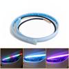 2 PCS Car Lamp Accessories DRL Car Flexible LED Daytime Running Lights Turn Signal Lamp Headlight Waterproof Light Strip