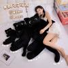 40/70/100CM Cartoon Black Cat with Wings Pillow Special-Shaped Cats Evil Kitten Dolls Sleeping Cushion Halloween Gift