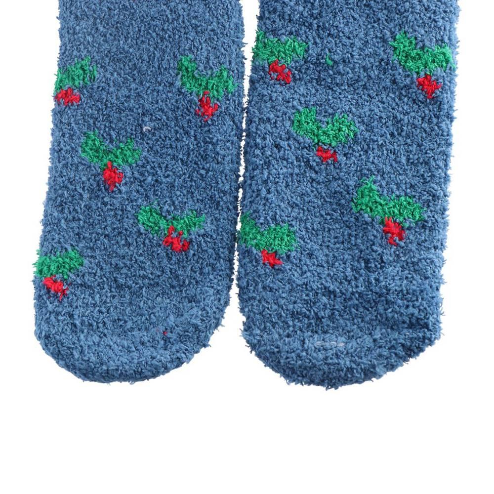 Elk Red Green Floor Sleep Socks Women Hosiery Christmas Socks Coral Velvet Socks Middle Tube Socks