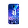Case - Maniacase - Samsung Galaxy J7 2018 - Soft - Blue - BTS Army Symbol