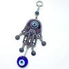Blue Evil Eye Wall Hanging Hamsa Fatima Wind Chimes Lucky Amulet Blessing Protection Meditation Yoga Healing Pendant Home Decor