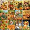 Full Diamond Embroidery Pumpkin Flower Painting Fruit Full Square Mosaic Thanksgiving Landscape Cross Stitch Handicraft