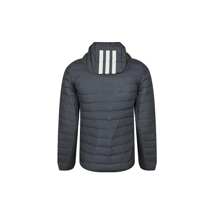 adidas Мужские пуховики Умеренные Черный уголь С капюшоном Другие DZ1420