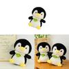 Kids Stuffed Penguin Animal Doll With Plush Exterior For Bedroom Playtime Or