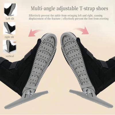 Ботинки для поддержки голеностопа с удобным и дышащим каркасом для поддержки обуви, черные