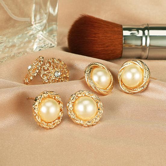 6 пар серег-гвоздиков, круглые блестящие стразы, инкрустированные гальваническим покрытием, универсальные украшения, подарок, искусственный