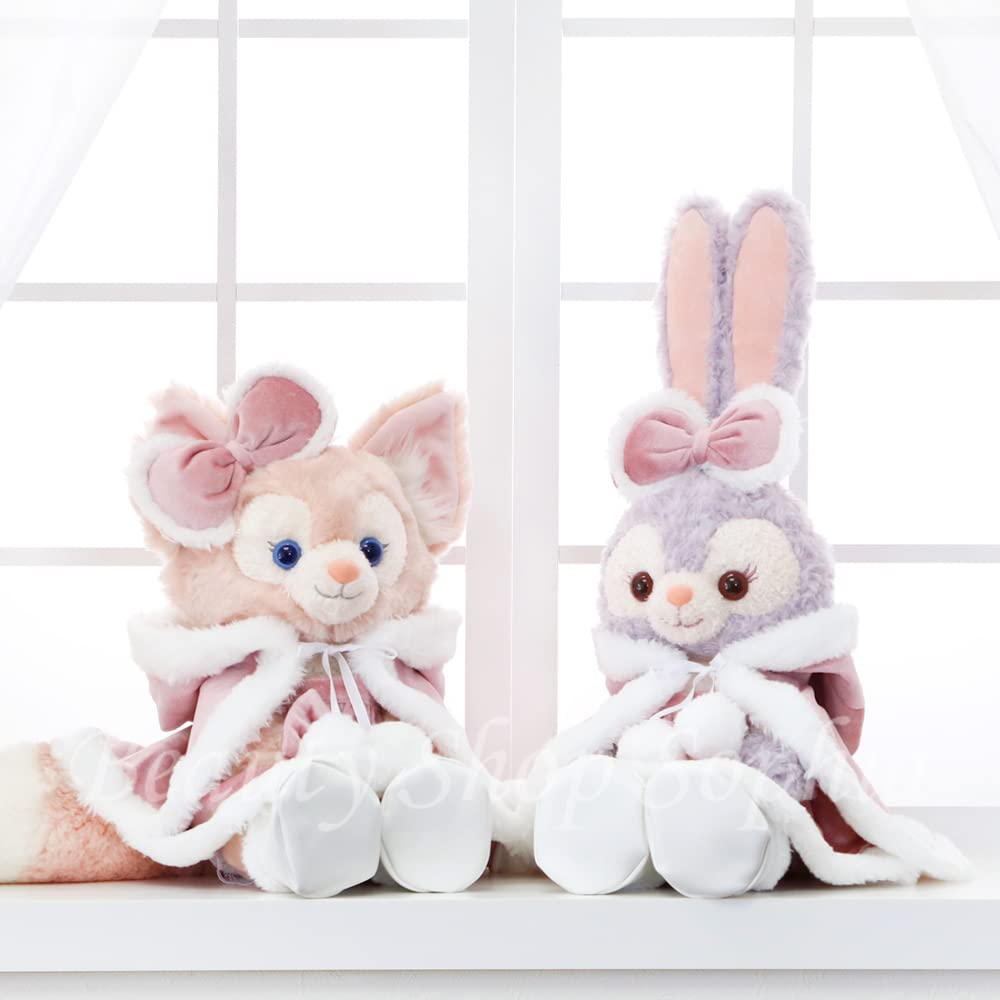 Стеллалу Линабелл Розовый Плащ Костюм Набор Одежды Плюшевая Игрушка Продается Отдельно Одежда для Плюшевого Размера S Рождественский Санта Пончо Розовый Оригинальный Дизайн Даффи