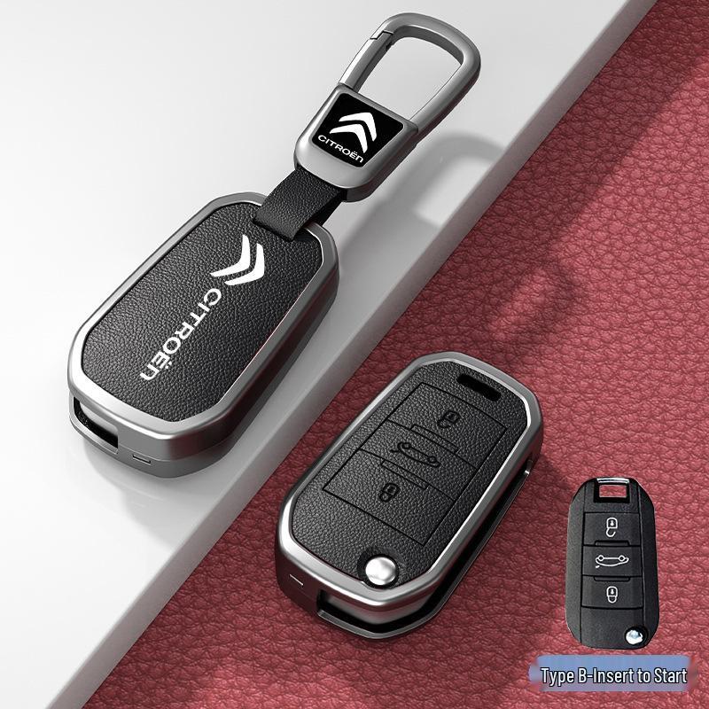 Чехол и пряжка для автомобильного ключа для моделей Citroen C3XR, C4L, Tianyi, C5, C4 Sega, Elysee, C6