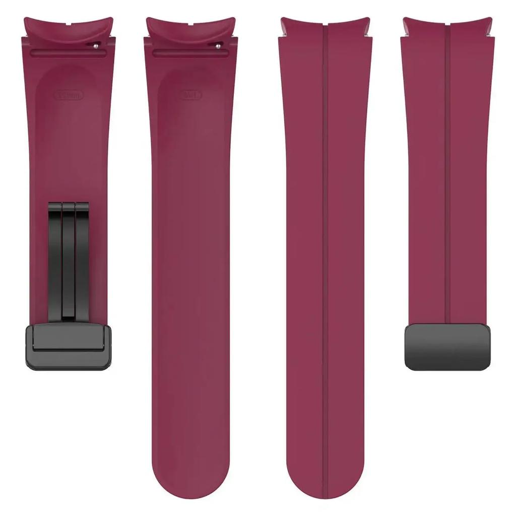 Силиконовый ремешок без зазоров для Samsung Galaxy Watch 8 7/6/5/4 40мм 44мм Pro 45мм, магнитный браслет, ремешок для часов 8 6 4 Classic