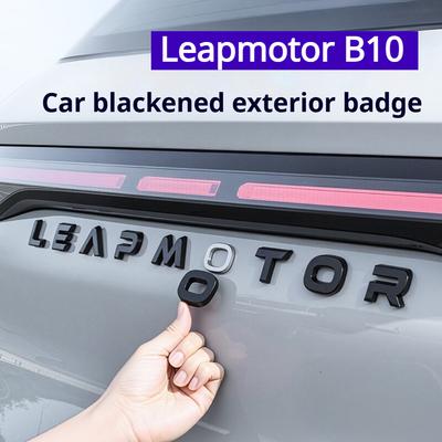 Для Leapmotor B10 Черный Эмблема Аксессуары Английский Логотип Черная Модификация Наклейка на Кузов