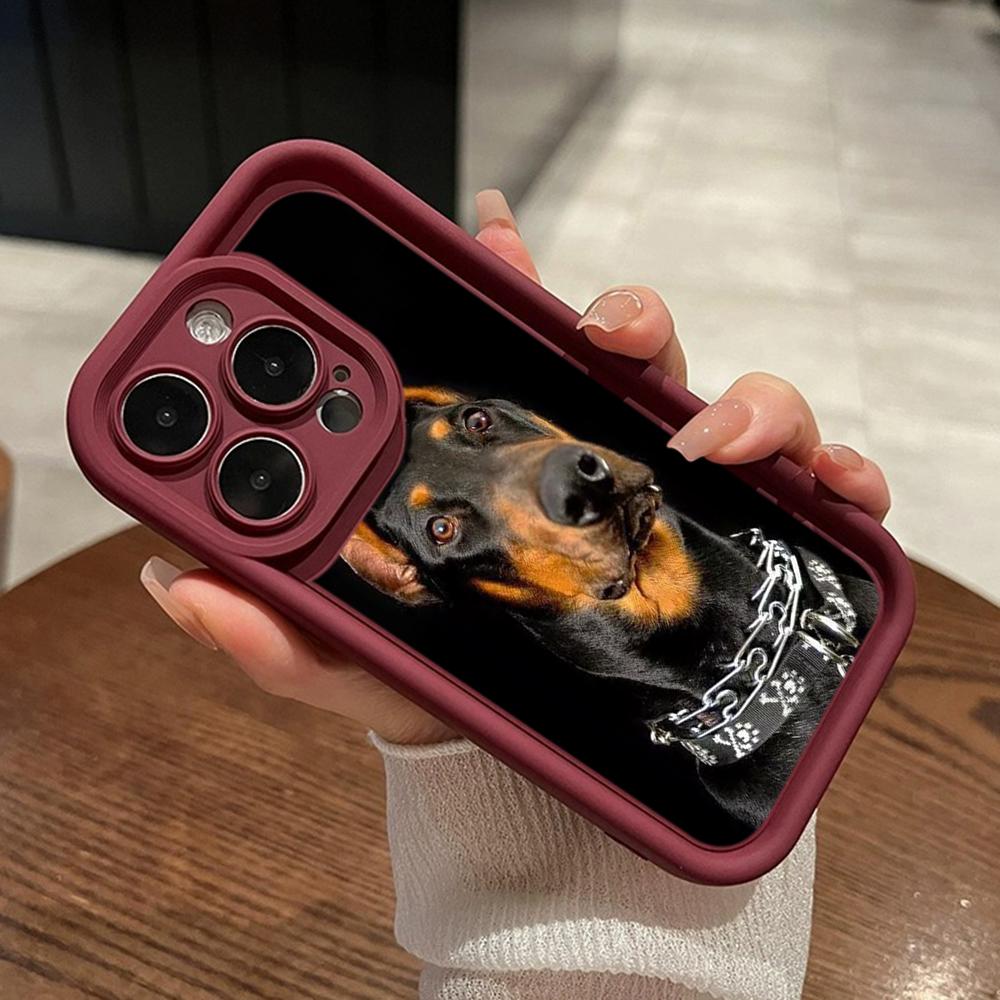 LZ14 Dog Doberman Animal Art силиконовый чехол для телефона Xiaomi 11 Lite 5G 14T Redmi 14C 13C A3 Note 12 11 9 10 13 Pro Plus противоударный задний чехол