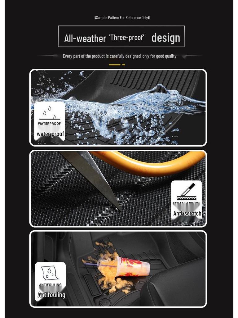 TPE Eco-Friendly Waterproof Floor Mats for 2021-Present Suzuki VITARA: Odorless Starlight Carpet Surface