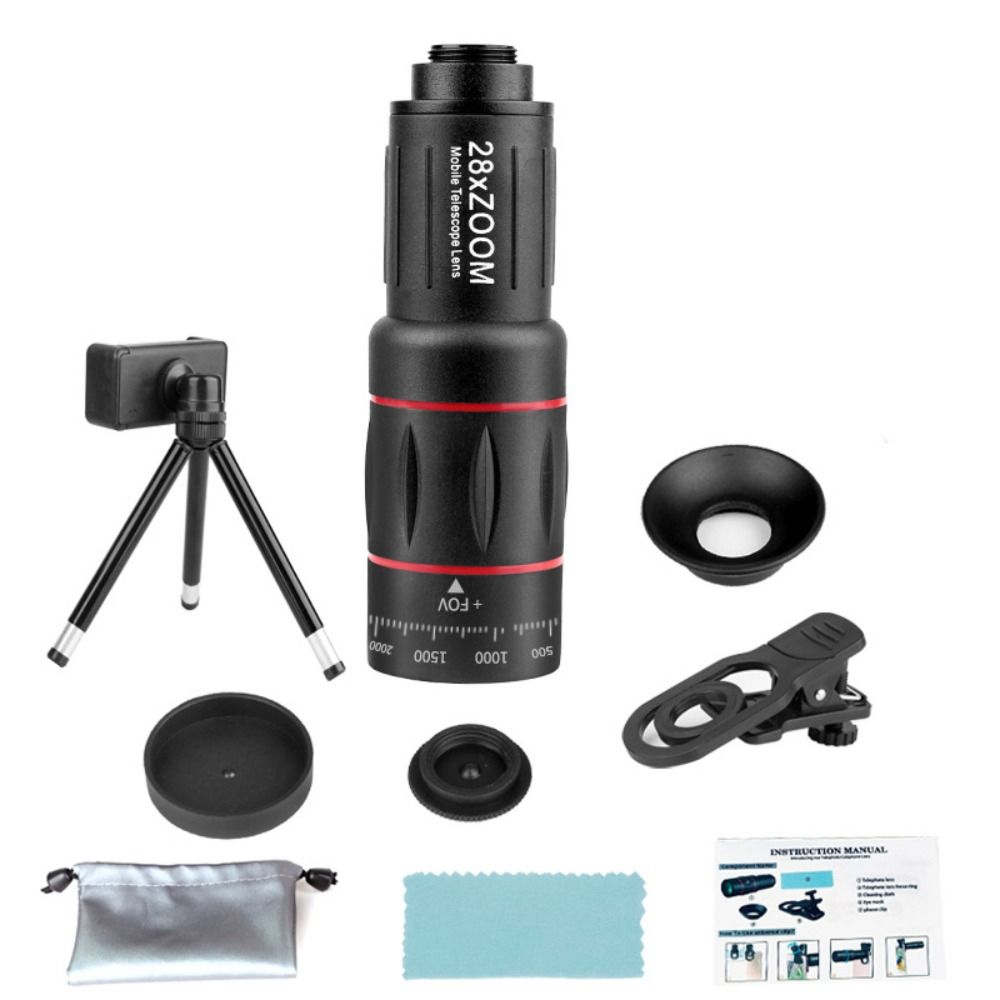 Монокуляр Монокуляр Зум Объектив для мобильного телефона Телеобъектив Объективы для мобильного телефона Опрос