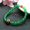 2026 Brazil Green Chalcedony Bracelet Dzi Agate Ornament Factory Live Delivery S1122617