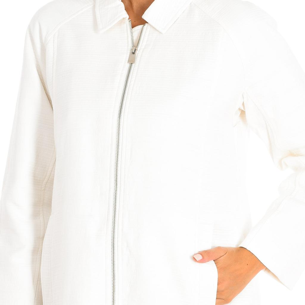 Удлиненная куртка с длинными рукавами 9063 для женщин