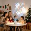360 Dynamic Rotating Projector Light LED Christmas Starry Sky Projector Light USB Powered Atmosphere Night Light For Room Decor