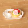 1:12 Dollhouse Afternoon Tea Coffee Cake Dessert Kit Dollhouse Simulation Food Decoration Dolls House Kitchen Accessories