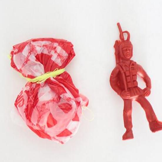 10 шт. Парашютисты Солдаты Армии Мини-фигурки Ручное метание Уличная детская игрушка