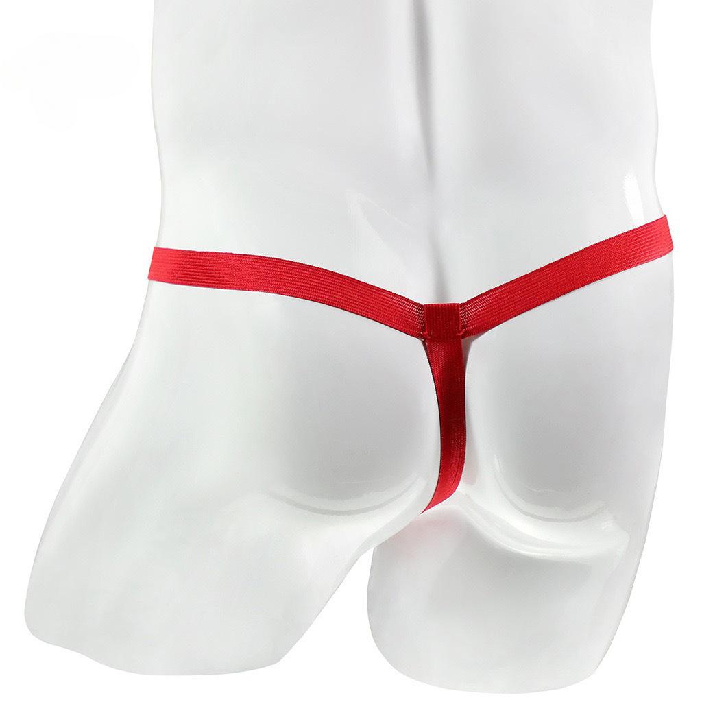 Сексуальные мужские рождественские трусики-стринги в форме оленя, нижнее белье, мужские стринги с оленем и выпуклым мешочком, забавные трусики-стринги с Т-образной спинкой