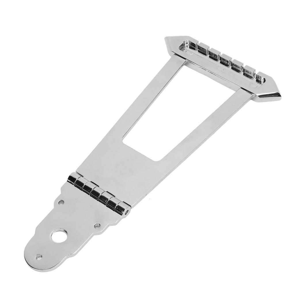 Трапеция струнодержатель 6 струнная гитара бридж части металл для акустической джаз бас серебряный