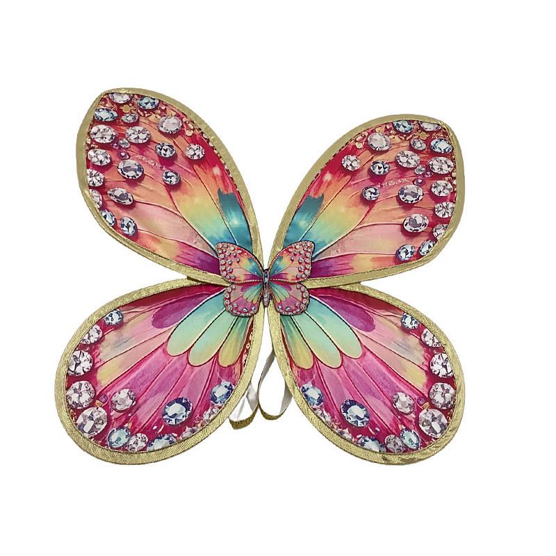 Детские крылья феи, аксессуар для костюма для косплей-мероприятий на Хэллоуин и Рождество