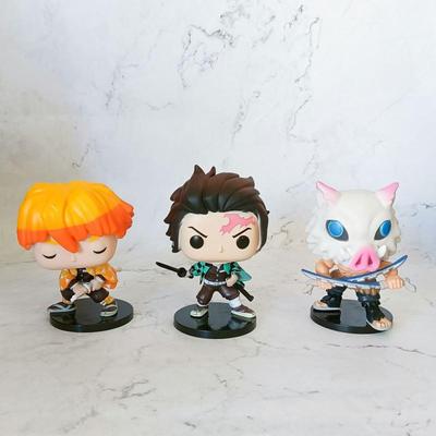 Убийца демонов: Набор фигурок Kimetsu no Yaiba Аниме ПВХ Модель Коллекционные Игрушки