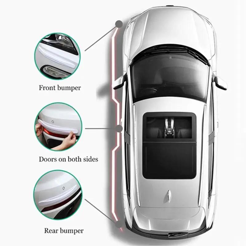 Universal 1 Piece Car Bumper Protector Corner Protector Scratch Protector Collision Blade Anti-collision Auto Parts