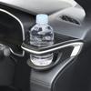 Tsuchiya Yac Toyota Corolla Cross Air Conditioner Drink Holder for Long X Wide X Vehicle-Specific Driver's Seat, Black/Silver, 17.7cm 14.1cm 20.2cm