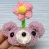 Hand Crocheted Hamster Cap Photo Props Mini Plush Cotton Doll Hat Cute DIY Doll Hat Winter Doll Accessories