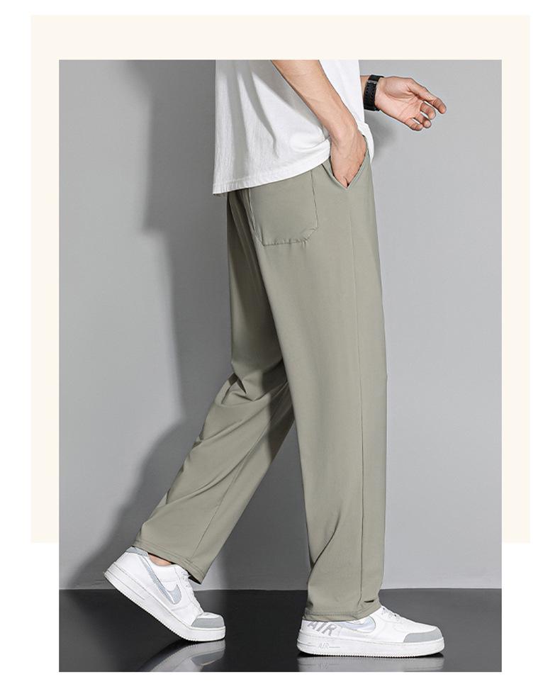 Брюки из ледяного шелка, быстросохнущие, дышащие, для мужчин и женщин - Легкие, эластичные, для спорта на открытом воздухе и альпинизма