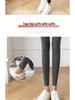 High Waist Velvet-Lined Women's Winter Leggings: Warm, Imitation Cashmere, Cotton Yoga Pants with Foot Straps