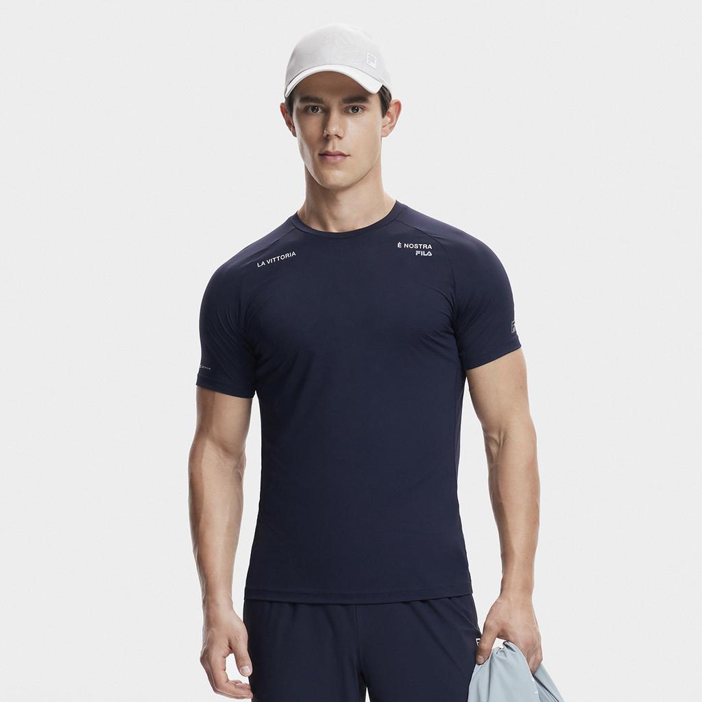 FILA Fitness SS24 T Shirt Men's RD Royal Blue A11M421117FNV